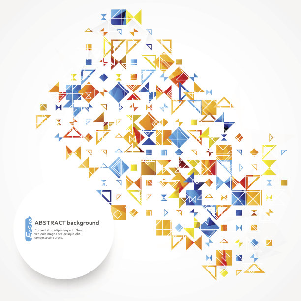 抽象的几何背景图片下载