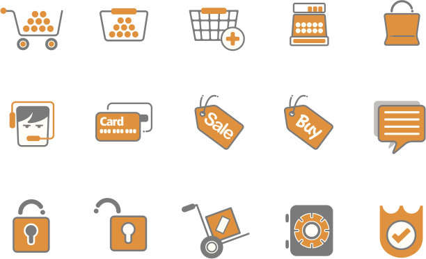 图标和符号的收集图片下载