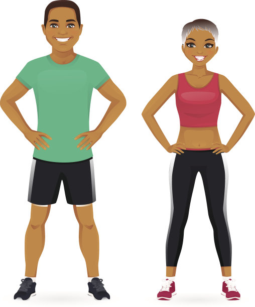 体育男人和女人图片下载