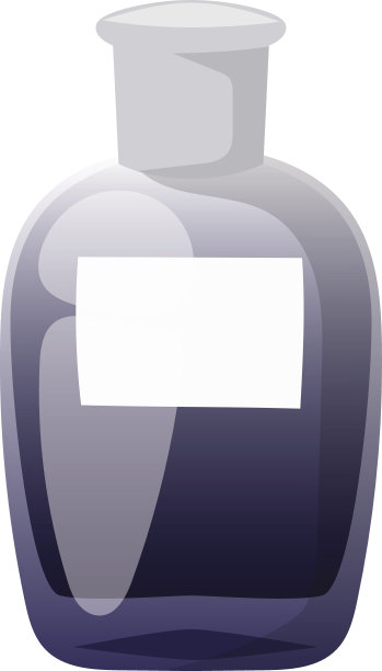 香水瓶矢量模板图片下载