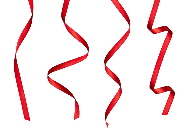 红丝带蝴蝶结庆典装饰图片下载