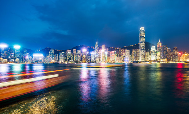 维多利亚港景色图片下载