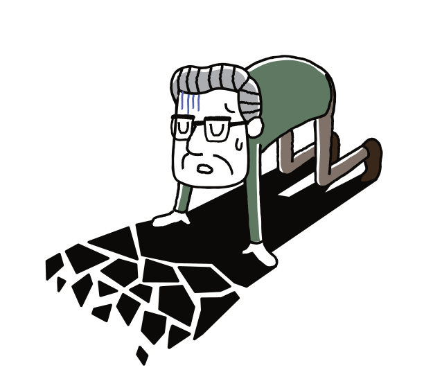 陷入绝望的老年女性图片下载