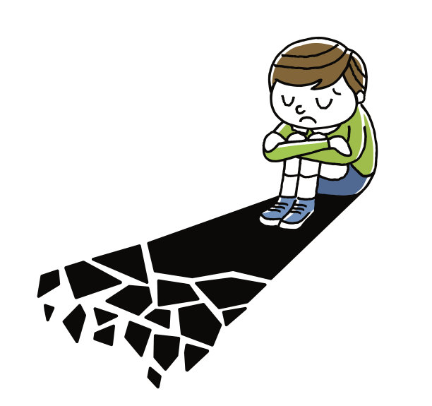 男孩陷入绝望图片下载