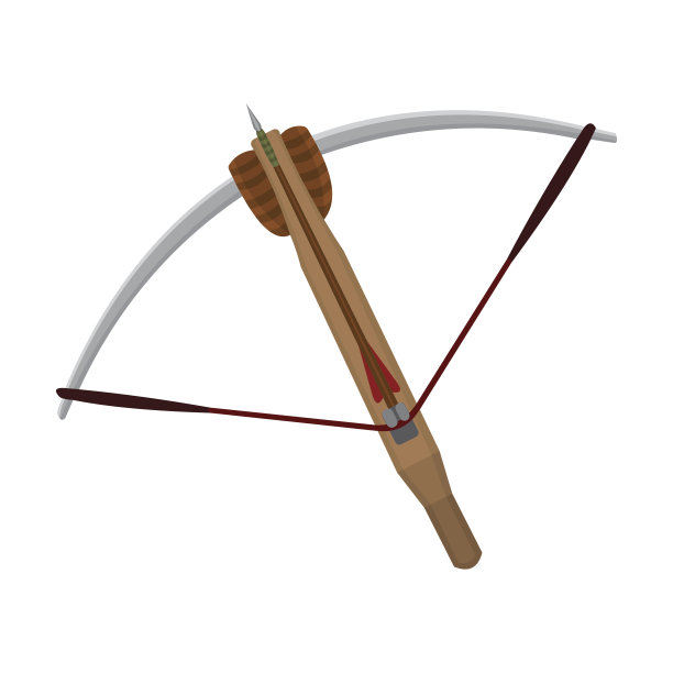 卡通弩图标。单个武器图标来自大弹药，图片下载