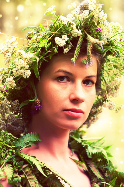 花女人花环图片下载