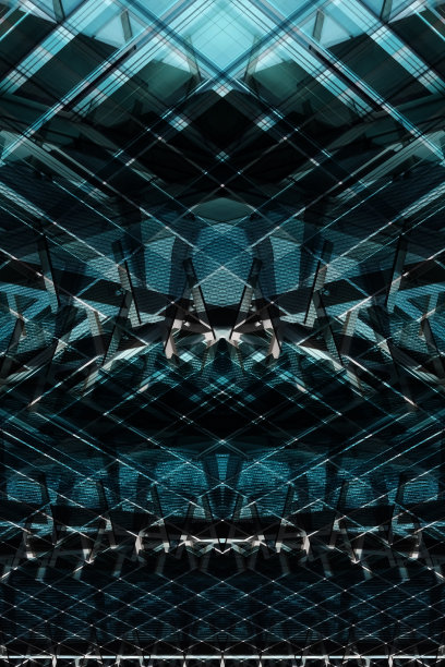 办公大楼的双重曝光照片。商业城市碎片图片下载