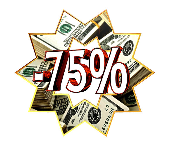 折扣75%标志图片下载