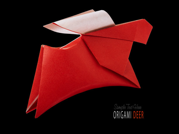 折纸马鹿图片下载