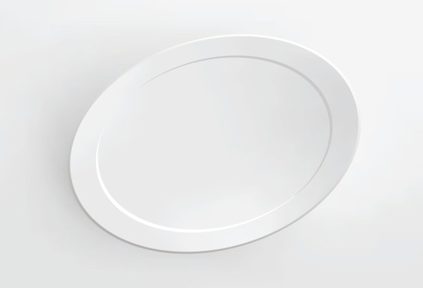 白墙上的空白边框。向量。图片下载