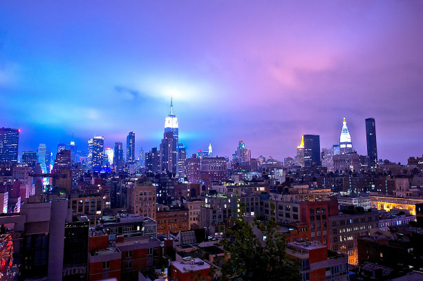 纽约的夜空图片下载