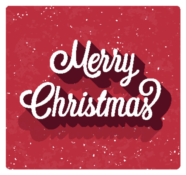 圣诞贺卡快乐。素材图片