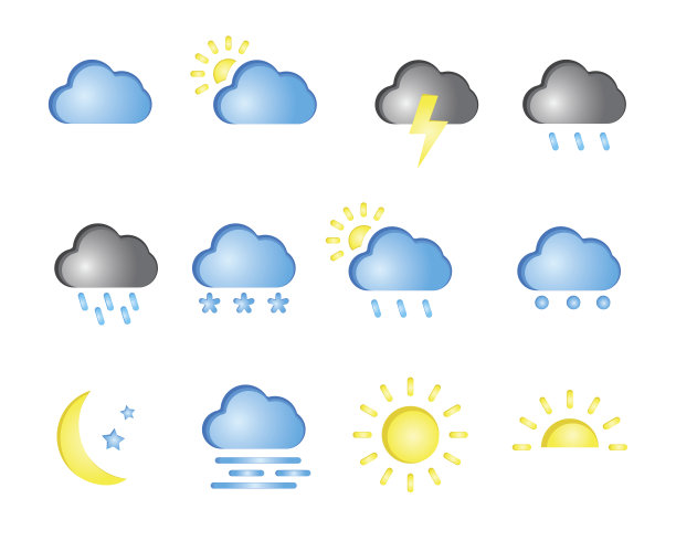 天气插图图片下载