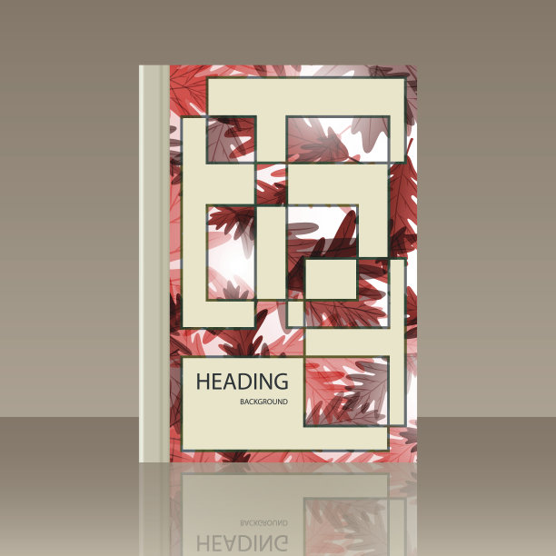 书秋天主题。橡树的叶子。向量的背景图片下载