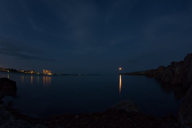 夜晚的波罗的海图片下载
