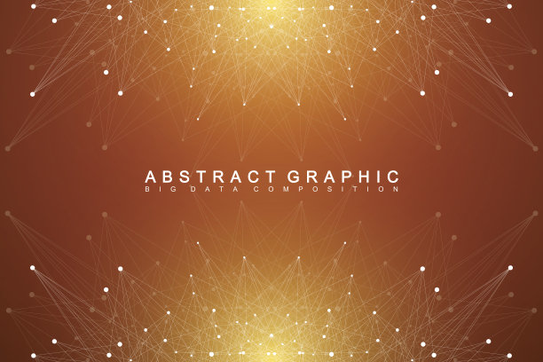 图形抽象背景通信。矢量图图片下载