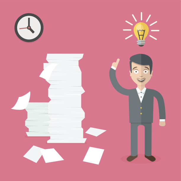 快乐的上班族有个好主意图片下载