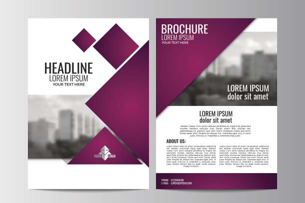 摘要传单设计背景。手册模板。图片下载