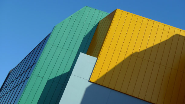 抽象的建筑组成图片下载