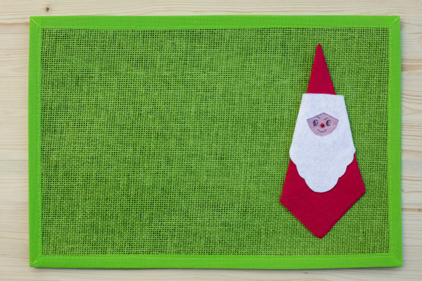 圣诞老人餐巾图片下载