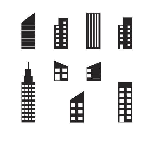 办公大楼的图标图片下载