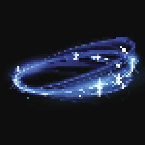 矢量氖光圆运动图片下载