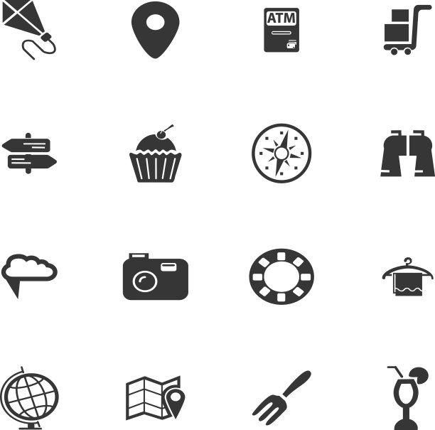 旅行图标设置图片下载