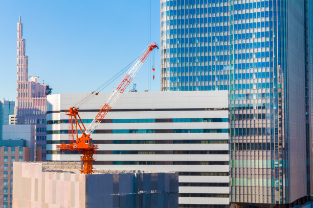 银座的建筑工地图片下载