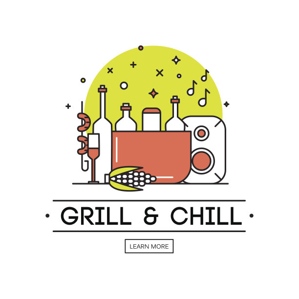 烧烤聚会说明图片下载