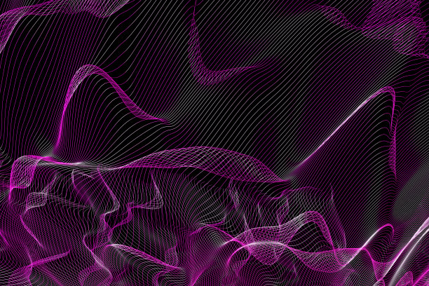 美丽的抽象无缝纹理图形，彩色线条图片下载