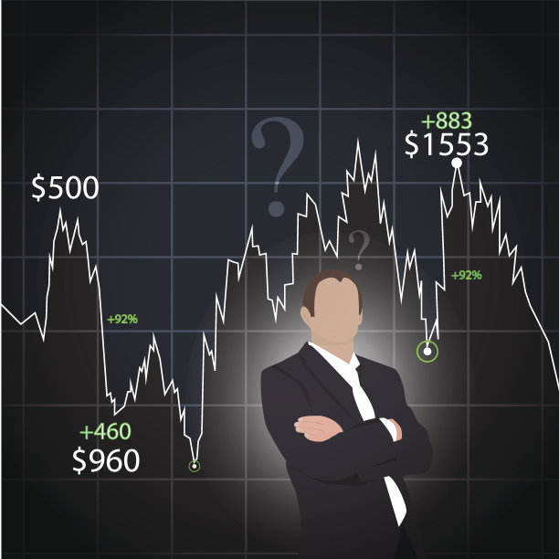 商人与金融图表交易股票市场图片下载