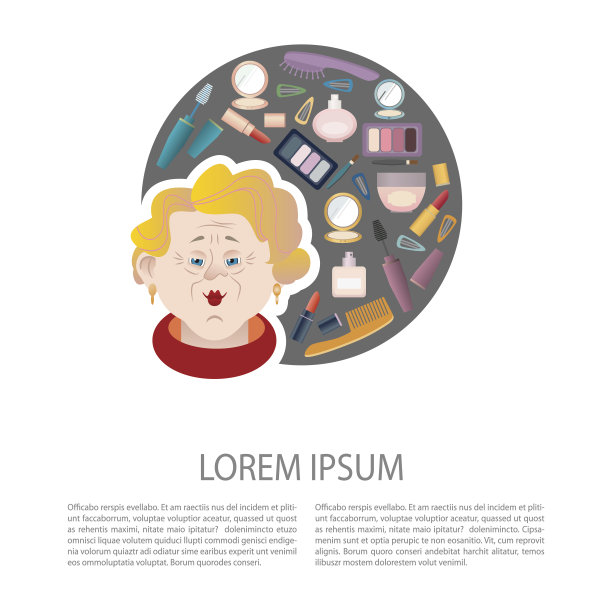 老妇卡通人物。老年人活动图片下载