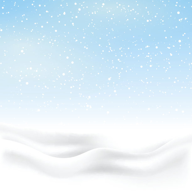 冬天的雪的背景图片下载