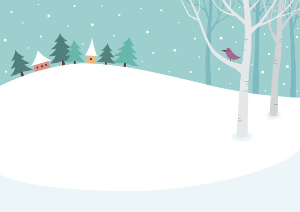 冬天的背景素材图片