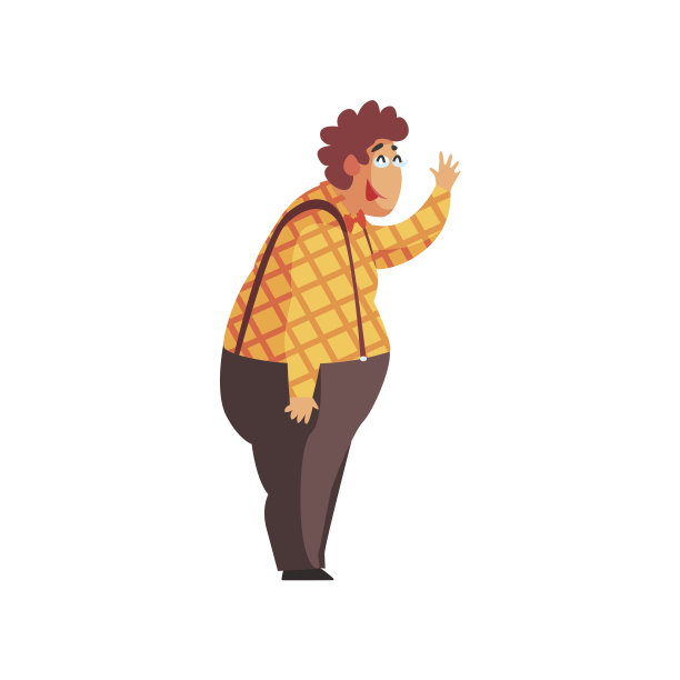 华丽的橙色格子衬衫万事通图片下载