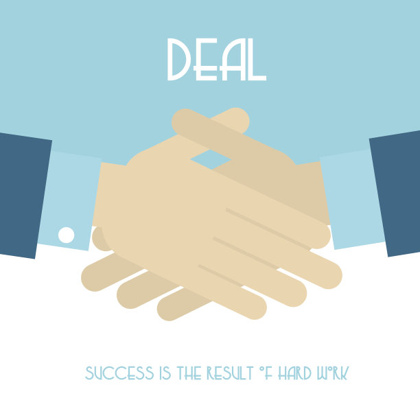 握手矢量图图片下载