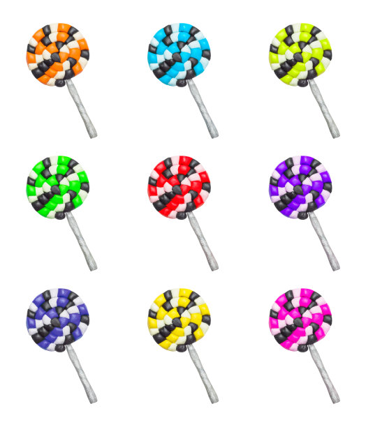 卡通黏土万圣节棒棒糖图片下载