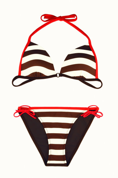 时尚的泳衣孤立在白色的背景图片下载