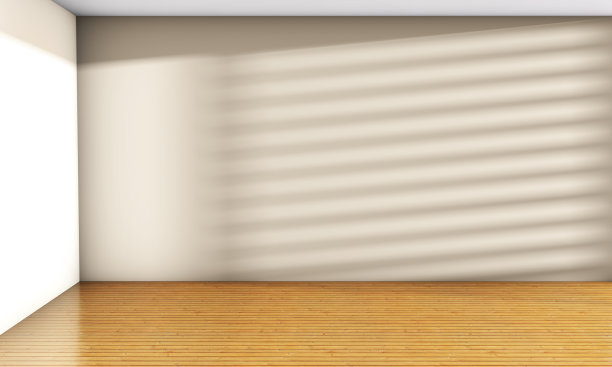 空房间的内部。3 d渲染。图片下载