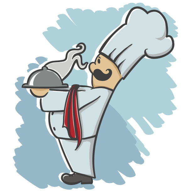 厨师上菜图片下载