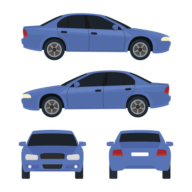 汽车插图素材图片