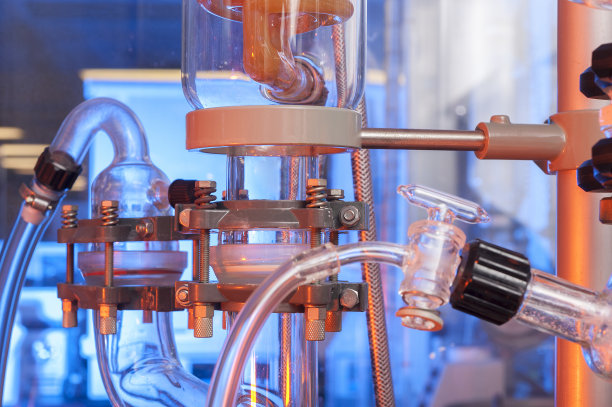 化学实验室玻璃器皿背景图片下载