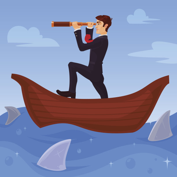 商人老板把自己的生意引向各种危险图片下载