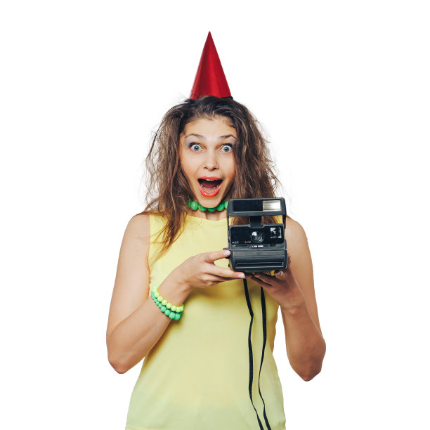 手里拿着相机的女孩图片下载