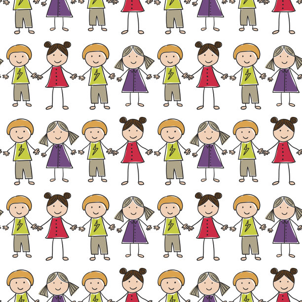 无缝模式的孩子图片下载