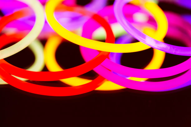 五颜六色的霓虹灯图片下载