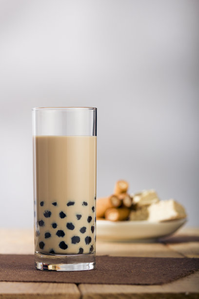 泡泡茶素材图片