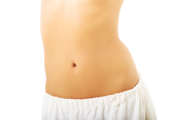 近距离女人苗条的肚子图片下载