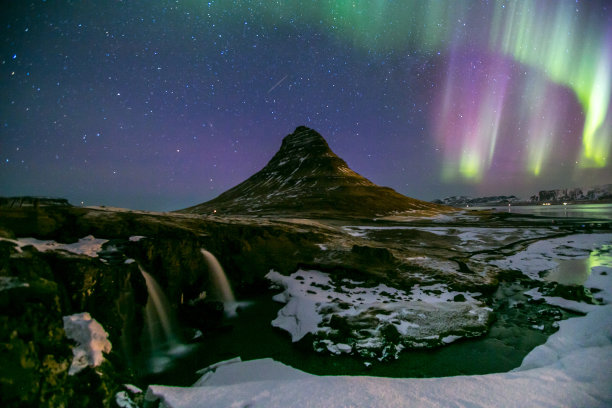 北极光冰岛图片下载