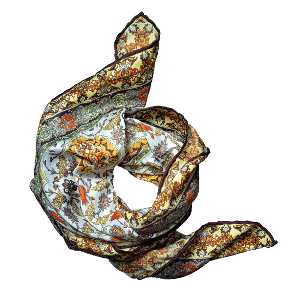 围巾孤立在白色背景上图片下载